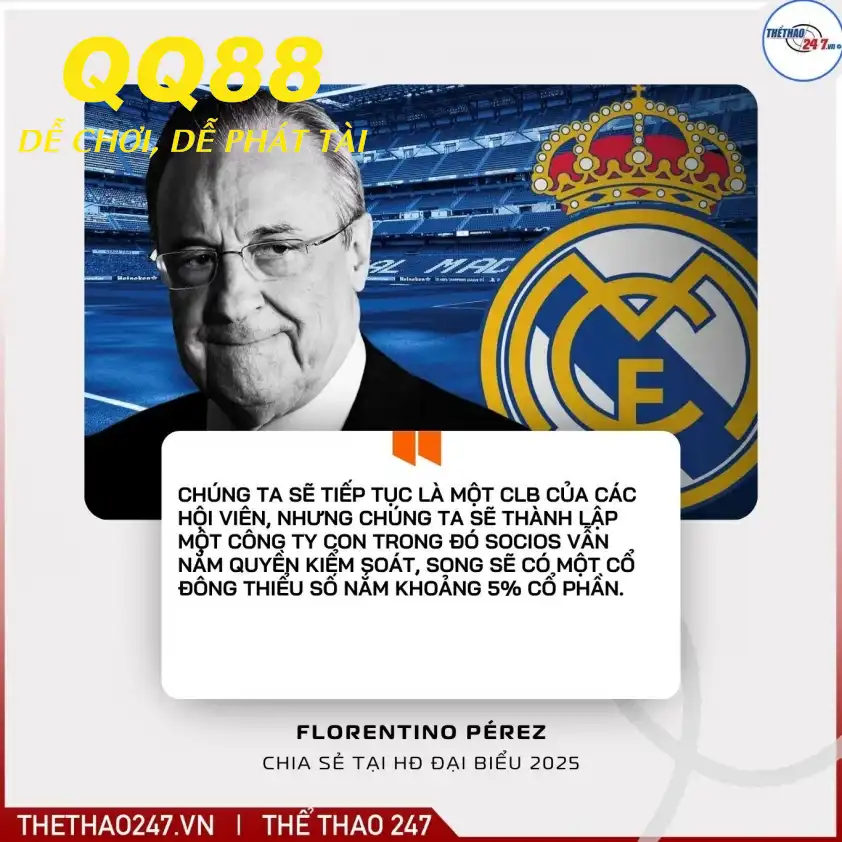 Real Madrid chuẩn bị bước ngoặt lịch sử về quyền sở hữu Real Madrid chuẩn bị bước ngoặt lịch sử về quyền sở hữu